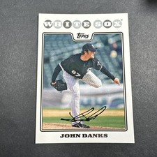 JOHN DANKS #508 2008 Topps Baseball Chicago White Sox