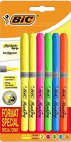3086123360693 ZakreśLacz BIC Highlighter Grip Special Format 6 KoloróW Blister B