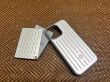 NEW Rimowa Aluminum Card Holder in Silver