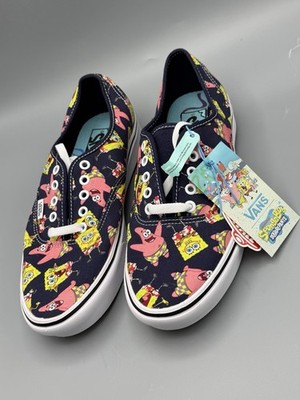 Vans x Spongebob Comfycush Authentic Aloha Bob Patrick Star - Size 10W 8.5M *New