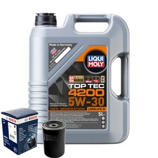 Motoröl 5W30 LIQUI MOLY Top Tec 4200 5L+BOSCH Ölfilter