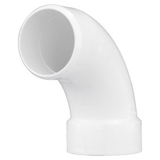 Charlotte Pipe PVC 00309 0600 Sch 40 90 Degree PVC Elbow 1-1/2x1-1/2 Dia. in.