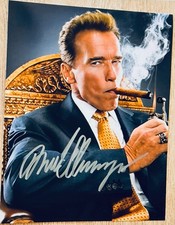 Arnold Schwarzenegger Signed•TERMINATOR• Color 8 x 10 Photograph w/ COA