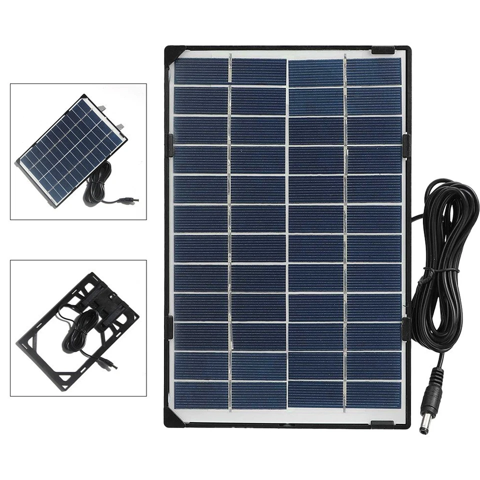 Outdoor Solar Panel 12V Solar Panel Garden Compact Design Long-Lasting - Bild 3 von 4