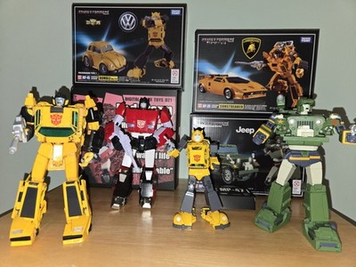Transformers Masterpiece Lot Sunstreaker Bumblebee Hound DX9 ''Sideswipe''
