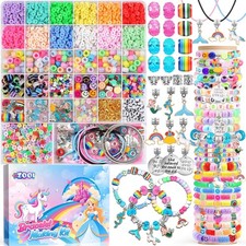 ZOOI Bracelet Making Kit for Girls, Friendship Charm Bracelet Making Kit, Arts a