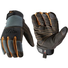 Wells Lamont FX3 Mens Extreme Dexterity Extra Wear Winter Work Gloves, Gray L...