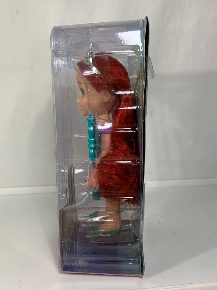 Disney Princesa Pequeña Ariel con Pelo Platija Sirenita Brillo Muñeca Nueva Foto 4 de 4