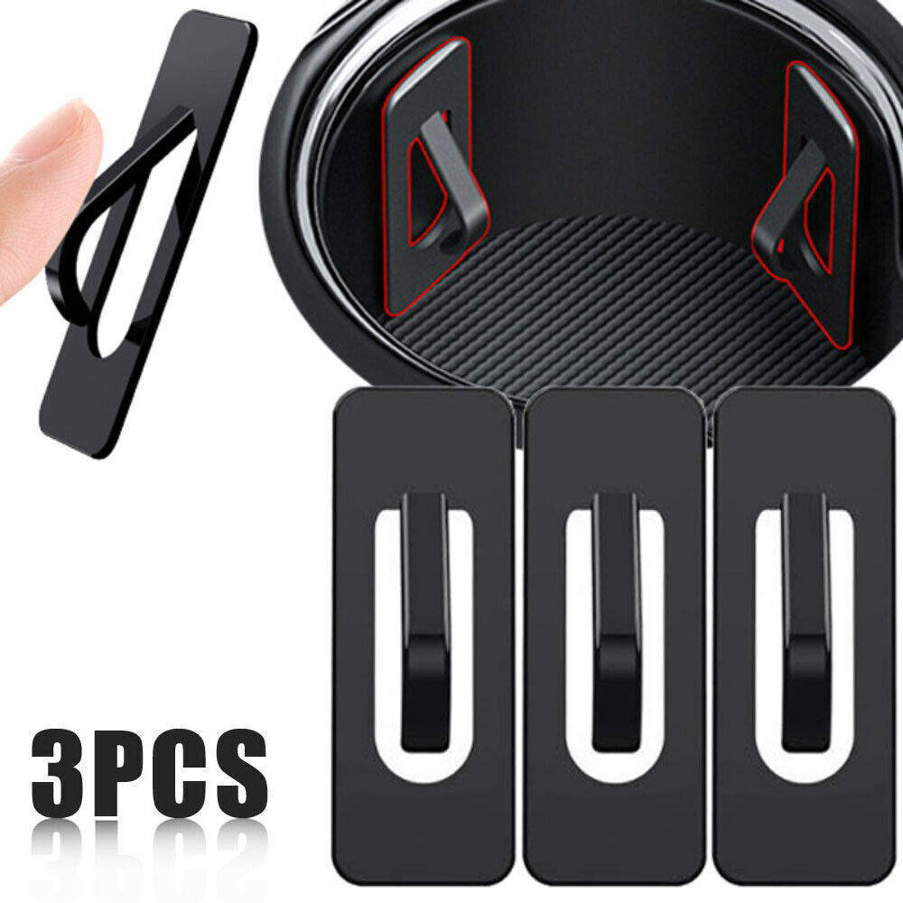 3x Car Accessories Cup Holder Insert Limiter Slot Anti Shake Fixed Bottle Clips