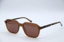 NEW INFACE IF 9855-5025 BROWN HAVANA AUTHENTIC FRAMES SUNGLASSES 55-20