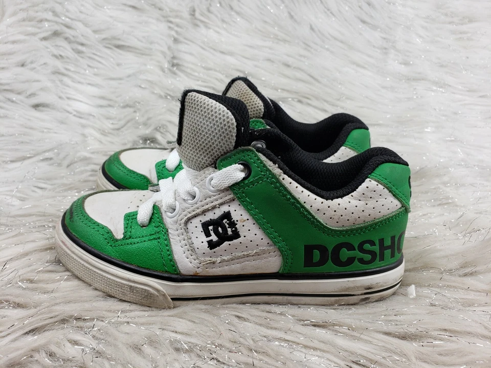 Zapatillas DC SHOES Pure Verde Blanco Negro Juvenil Talla 11/28 Foto 2 de 4
