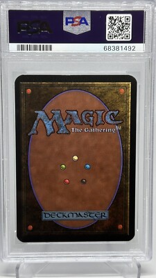 MTG Alpha Fastbond PSA GRADED EX-MINT VINTAGE MAGIC THE GATHERING