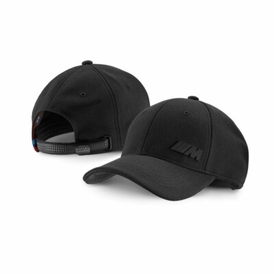New Genuine BMW M Logo Cap - Black OEM Gift