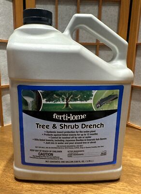 Fertilome Tree and Shrub Insecticide Drench - 1 Gallon Rain Resistant ...