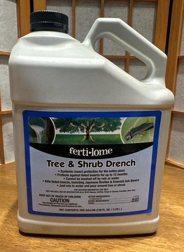 Fertilome Tree and Shrub Insecticide Drench - 1 Gallon Rain Resistant ...