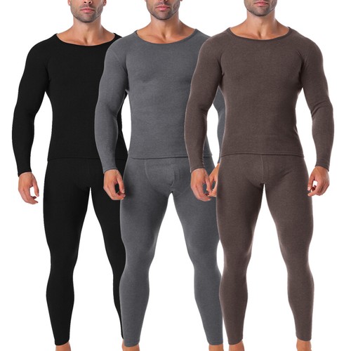 2or3 Sets Men Long Johns Thermal Underwear Fleece Lined Base Layer Tops&Pants US - Picture 13 of 25