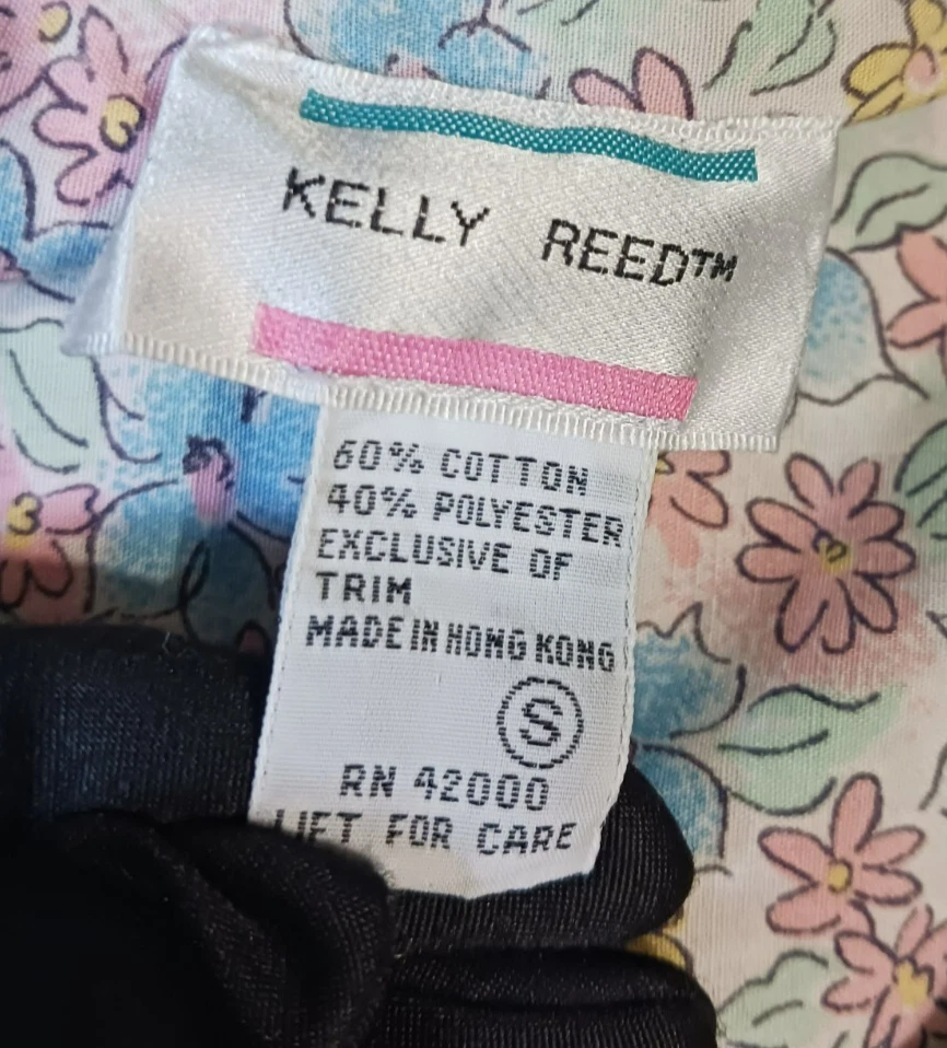 Vestido Camisón Kelly Reed Mujer Pequeño Perla A Presión Midi Floral Flor Azul Rosa Foto 4 de 4