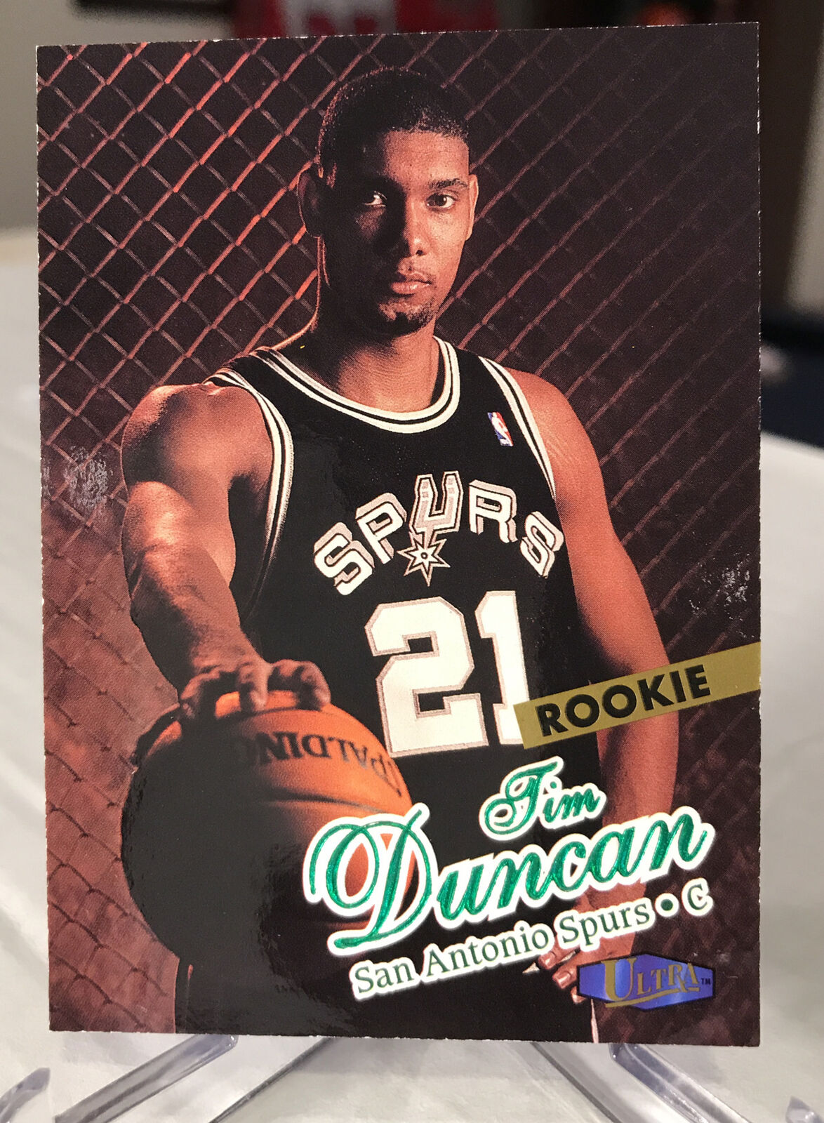 Tim Duncan 1997-98 Metal Universe ROOKIE #72 San Antonio Spurs Wake Fo –  Boxseat