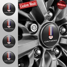 Camaro Decals 4pcs Set Wheel Cap Stickers Custom Made Rim Emblems