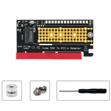 M.2 nvme SSD to PCI-E 4X/8X/16X adapter with 3528 Colorful flash LED