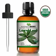 Mayan's Secret 30ml Organic Laurel Leaf Essential Oil (100% Pure - USDA Certifie