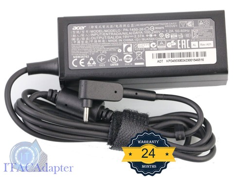 Genuine 2.37A 45W AC Power Adapter For Acer TravelMate Spin B3 TMB311R ...