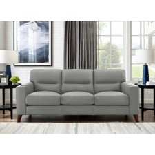 Hydeline Elm Top Grain Leather Sofa Couch