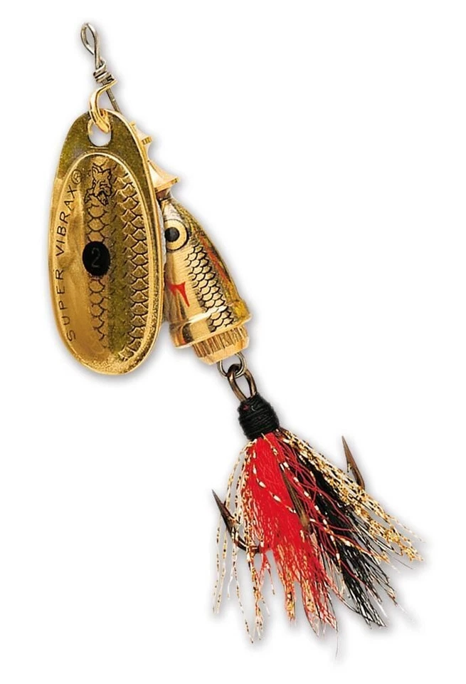 Blue Fox Vibrax Foxtail Spinner Kunstköder Barsch Hecht Spinnerbait Blinker - Bild 3 von 4