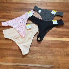 Set of 4 thong underwear panites.