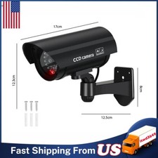 Blinking LED Fake Camera Security Outdoor Garden Night Security Surveillance