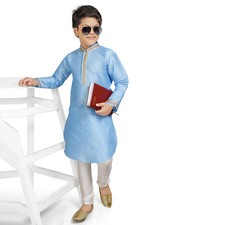 Boys Long Kurta Pyjama Wedding Partywear Ethnic Indian pakistani salwar kameez