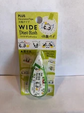 PLUS Wide Deco Rush, Decono, Decoration Tape, PANDA BEAR Scrapbooking, Crafting