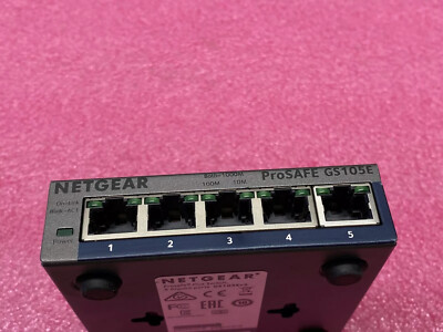 NetGear ProSafe Plus (GS105E) 5 Gigabit Ports External