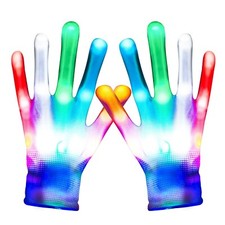 Viposoon Toys for Teen Girls Boys, LED Flashing Gloves Novelty Gifts for Kids...