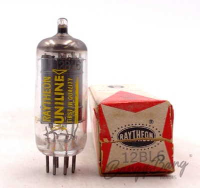 Raytheon 12BL6 Pentode Radio Frequency Car Audio Vacuum Tube Valve- Bangybang.tu