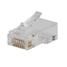 VDV826-762 Pass-Thru Modular Data Plugs CAT5e 200-Pack