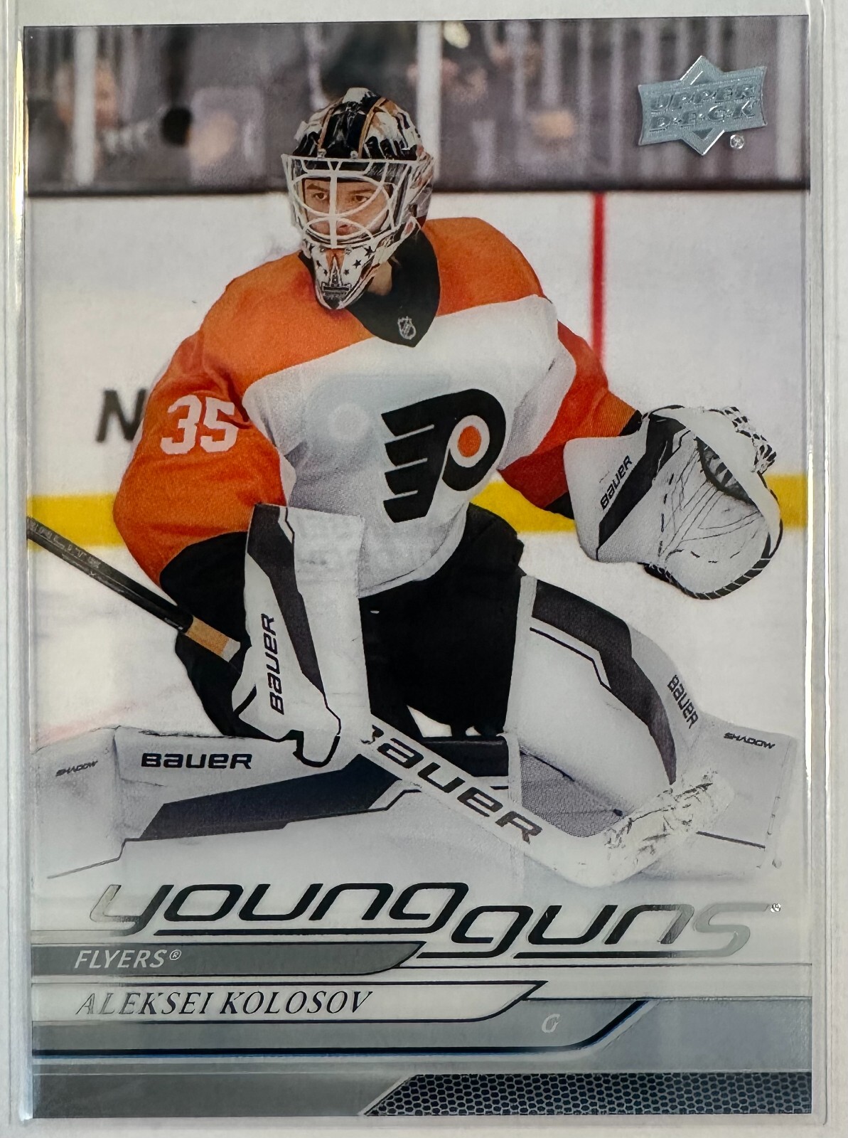 ALEKSEI KOLOSOV 2024-25 UPPER DECK SERIES 2 YOUNG GUNS CLEAR CUT SP RC #490