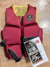 Liquid Force Diva Heritage Maroon Women's CGA Life Jacket 2024