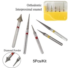 5 Pcs Dental Interproximal Enamel Reduction IPR Grinding Polishing Diamond Burs
