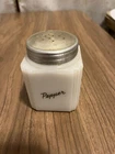 Vintage Milk Glass Pepper Shaker 2 3/4" Tipp USA