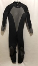 Sea Quest Mens Fullbody Wetsuit Neoprene 3-5-3 MM Titanium Black Grey 11-12