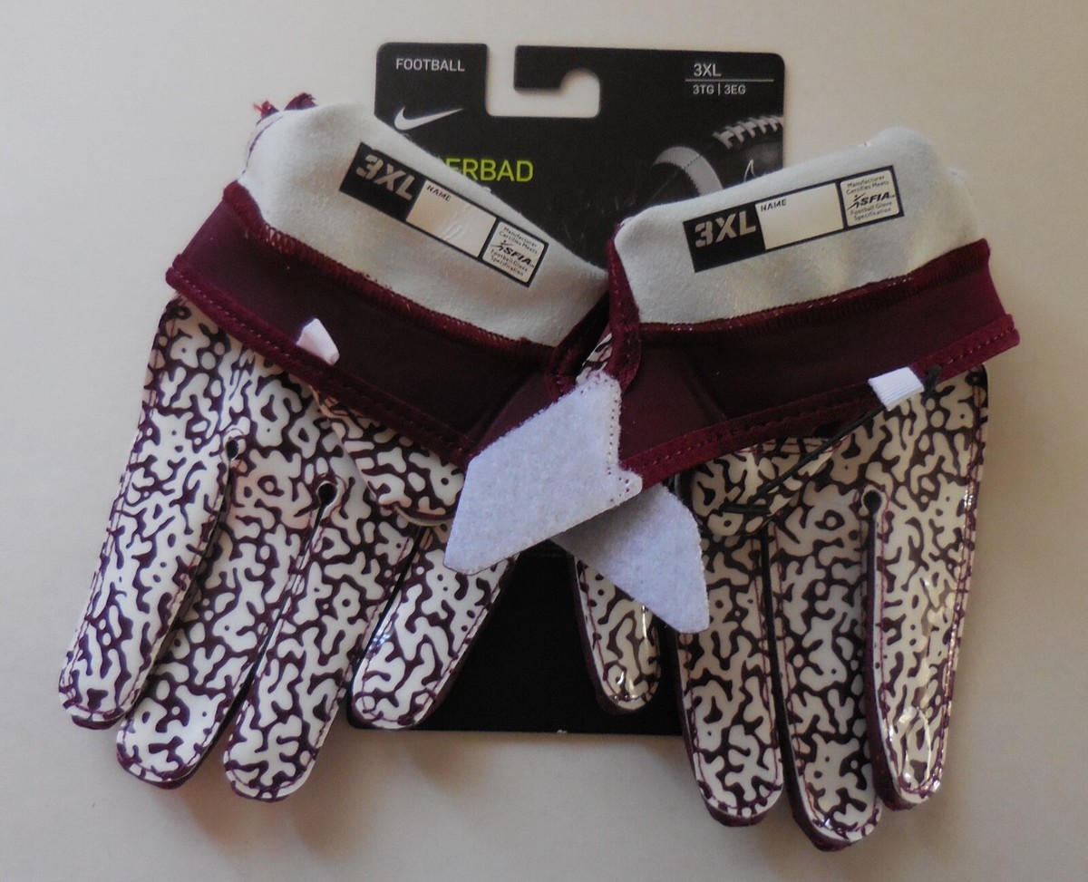 NIKE SUPERBAD 5.0 レザー NFL 雨 アメフト NIKE SUPERBAD 5.0 ADULT NFL ISSUED PADDED FOOTBALL GLOVES