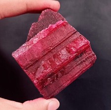 DYED 875 Carat Offer Red Ruby Uncut Raw Rough Certified African Gemstone YSI