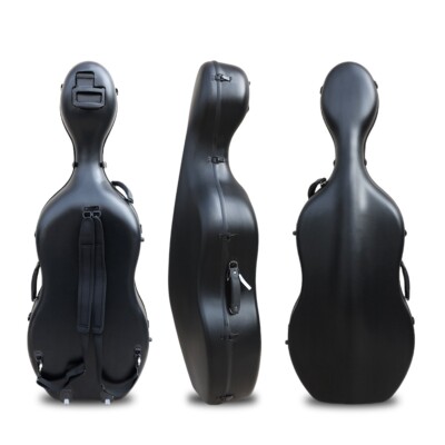 Cello 4/4 Casehard Carbon Fiber Cello Bag Durable and Lightweight Cello Box