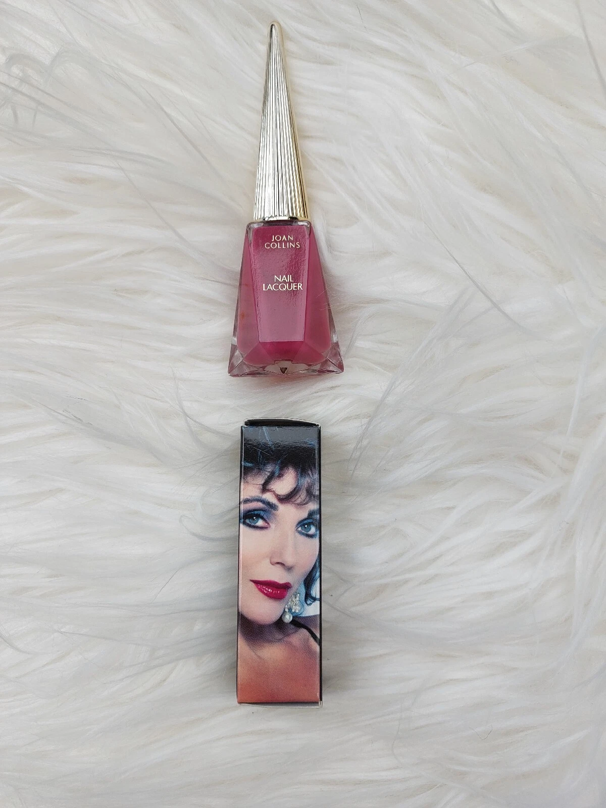 Joan Collins Timeless Beauty Liptick and Nail Lacquer & Joan booklet - Melanie