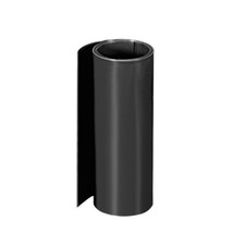PVC Heat Shrink Tube 180mm Flat Width Wrap for Dual Layer 18650 1 Meter Black