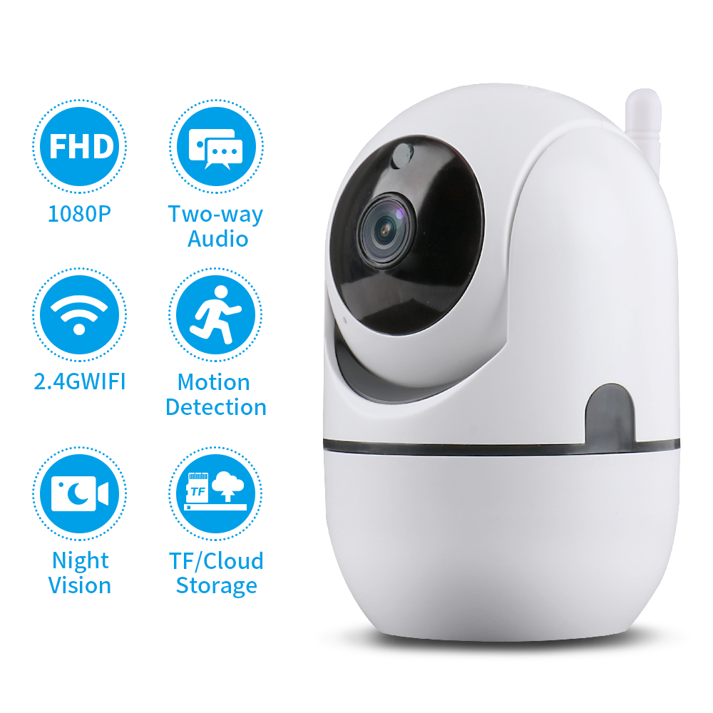 UK 1080P HD IP Camera Wireless WIFI Indoor CCTV PTZ Smart Home Security