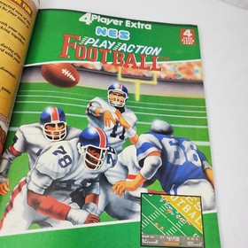 Nintendo Power Strategy Guide Magazine 1990 NES Four Score Play Action Football