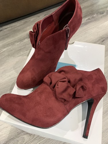 Call It Spring Aubina Bordeaux Heel Size 9 Burgundy - Picture 10 of 12
