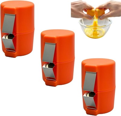 3Pcs Egg Shell Opener, Egg Peeler for Hard Boiled Eggs, Egg Cracker Tool for Raw